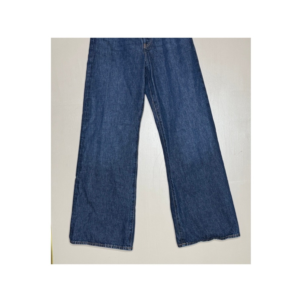 FRAME The Loose Jeans Size 25 Dark Wash High Rise Wide Leg Denim - Picture 4 of 9
